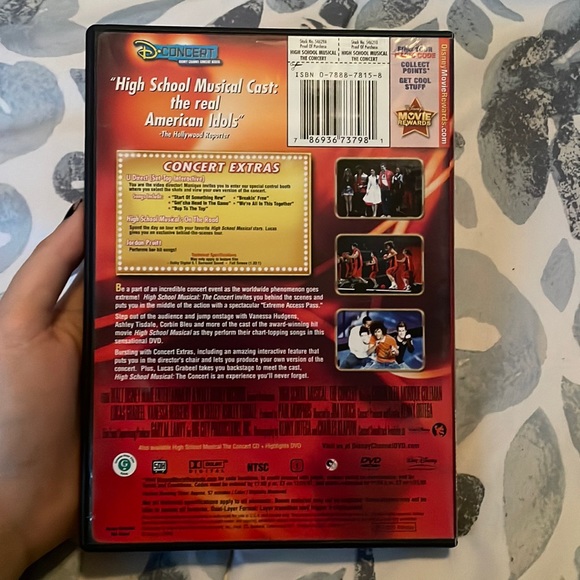 Disney High School Musical The Concert DVD Movie Disc Kids Film - Picture 2 of 3